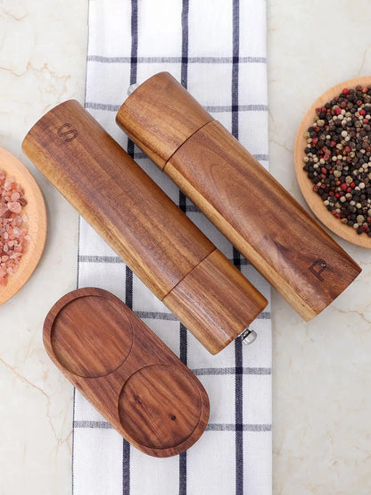 RYNX | Luxury Wooden Pepper and Salt Mill Set