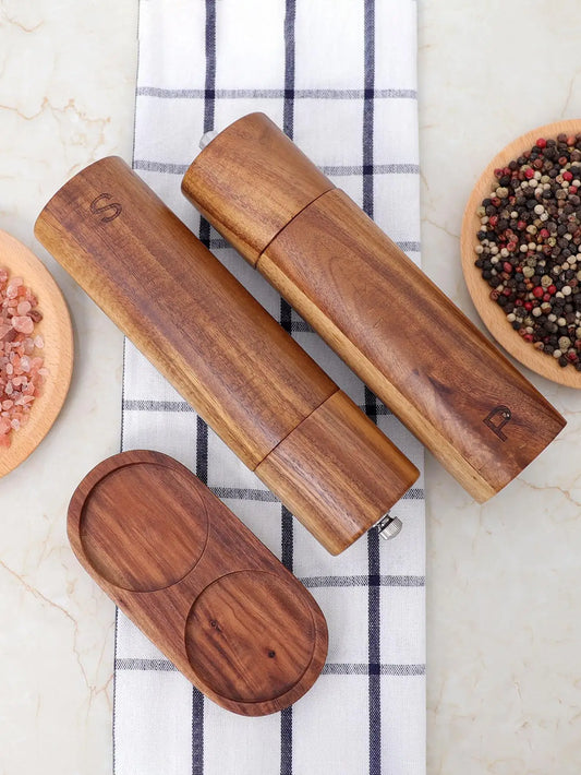 RYNX | Luxury Wooden Pepper and Salt Mill Set