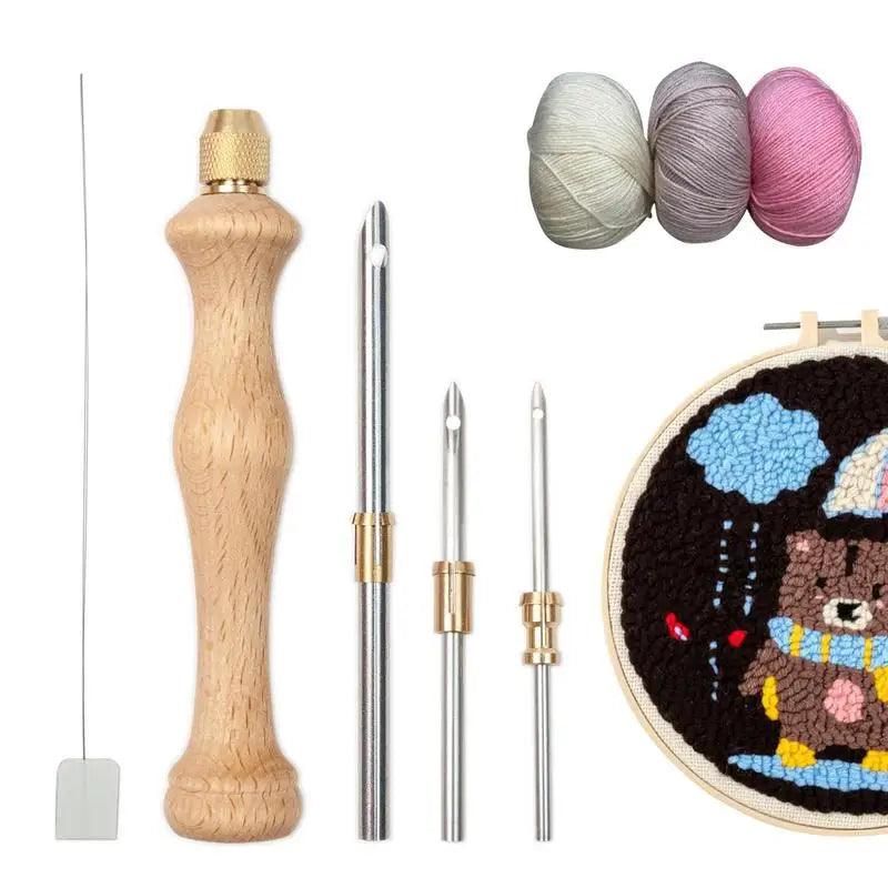Rynx | Adjustable Punch Needle Craft Kit for Creative DIY Embroidery and Projects