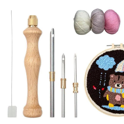 Rynx | Adjustable Punch Needle Craft Kit for Creative DIY Embroidery and Projects