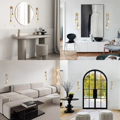 Rynx | Modern Wall Lamp in Gold