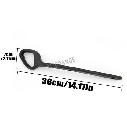 Rynx | 2x Front Seat Belt Holder Extension Guide Hooks – For Ford Mustang EcoBoost GT 2015-2021, Car Accessories