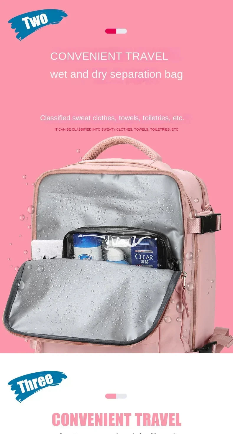 Rynx | Travel Carry-On Backpack with Shoe Compartment