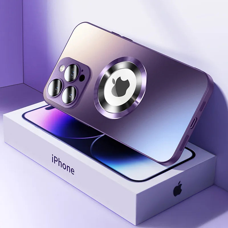 RYNX | Matte magnetic phone case made of tempered glass