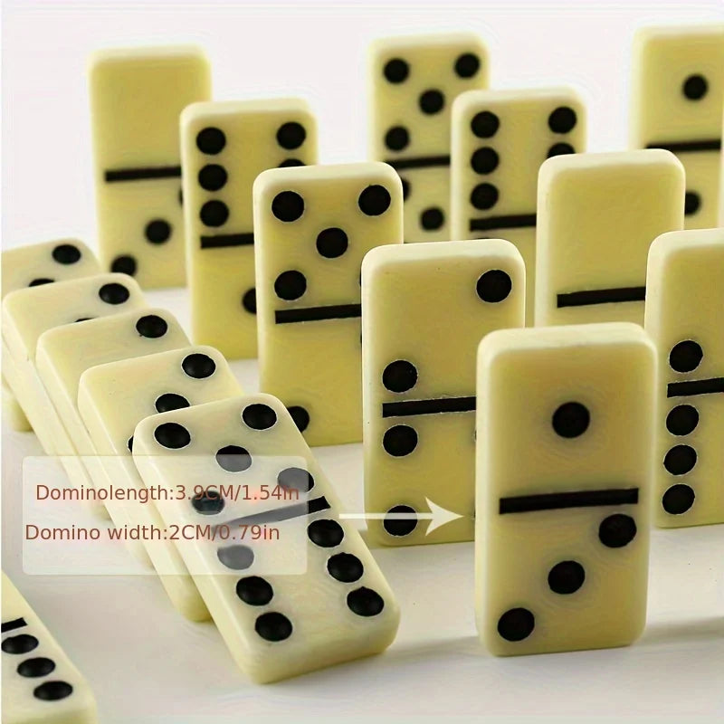 Rynx | Domino Chess Set - high-quality board game toy, equipped with robust PVC storage boxes, very suitable for game nights with the family