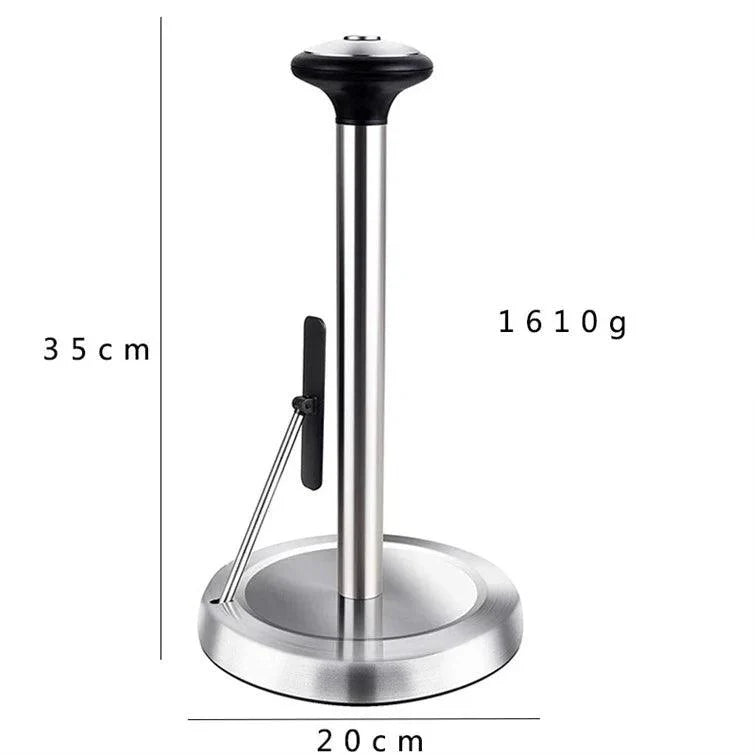 Rynx | Elegant stainless steel paper roll holder for kitchen and bathroom