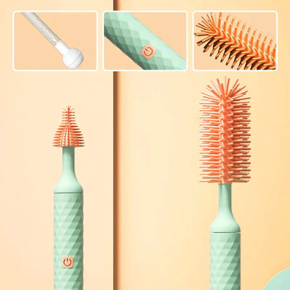 Rynx | Electric Rotating Silicone Bottle Cleaner Set