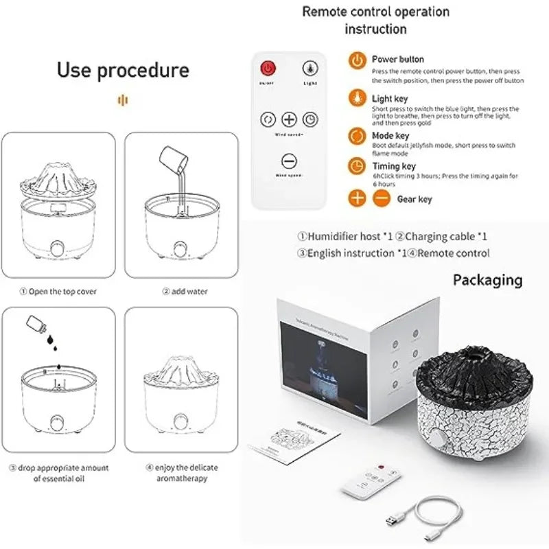 Rynx | Vulkan LED Air Humidifier