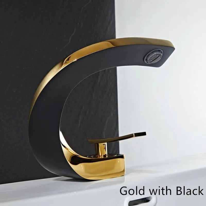 Rynx | Nordic Arch Artistic Deck Mounted Faucet