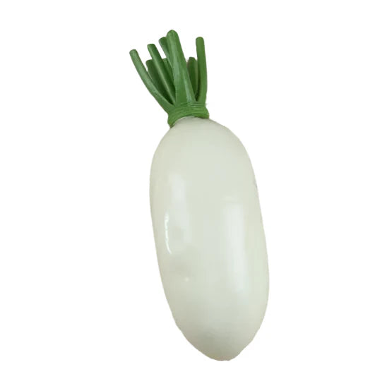 Rynx | Imaginative Vegetable Playset: 7 Realistic Radish and Carrot Models for Creative Learning