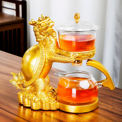 Rynx | Magnetic Flow Kungfu Turtle Dragon Teapot Infuser