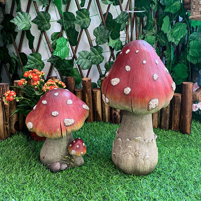 Rynx | Creative Mushrooms Outdoor Garden Decoration for Lawn and Kindergarten Landscaping