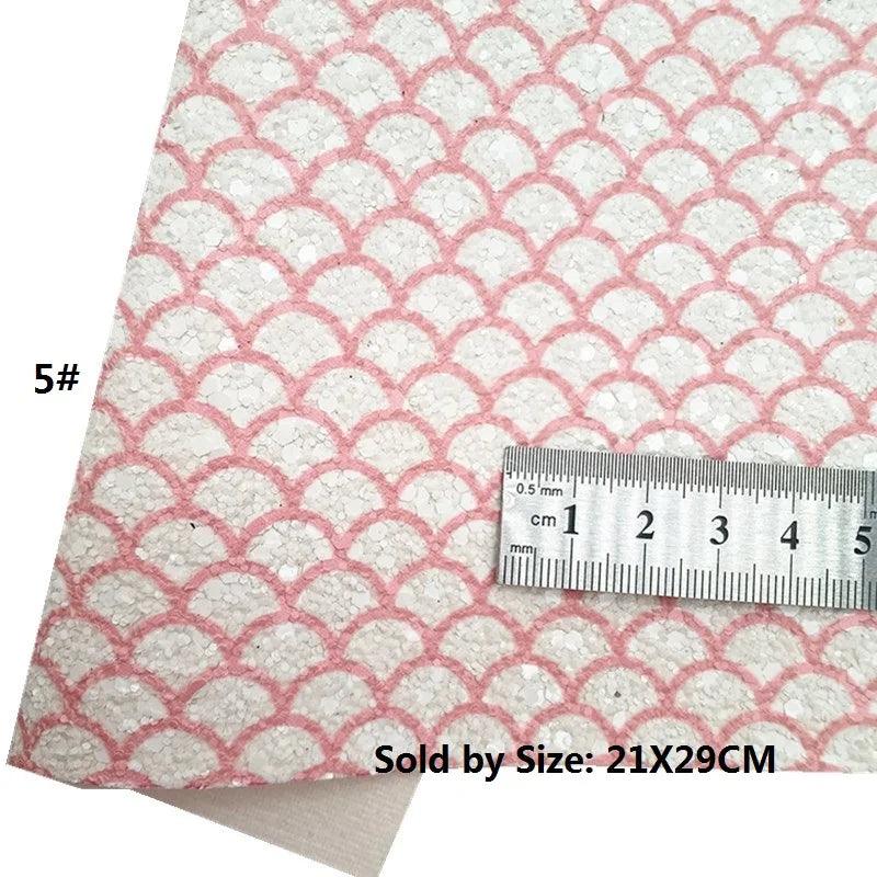Rynx | Mermaid Sparkle Vinyl Craft Kit - Heart, Flower and Checkered Pattern Collection