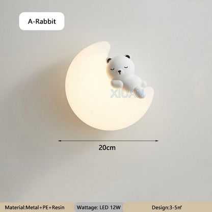 Rynx | MoonAnimal - Creative Moon Lamp for Kids' Room and Bedroom