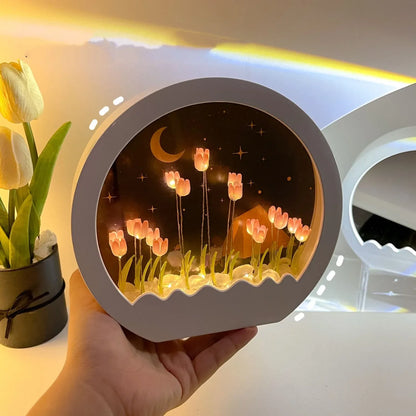 Rynx | DIY Twilight Tulips Mirror