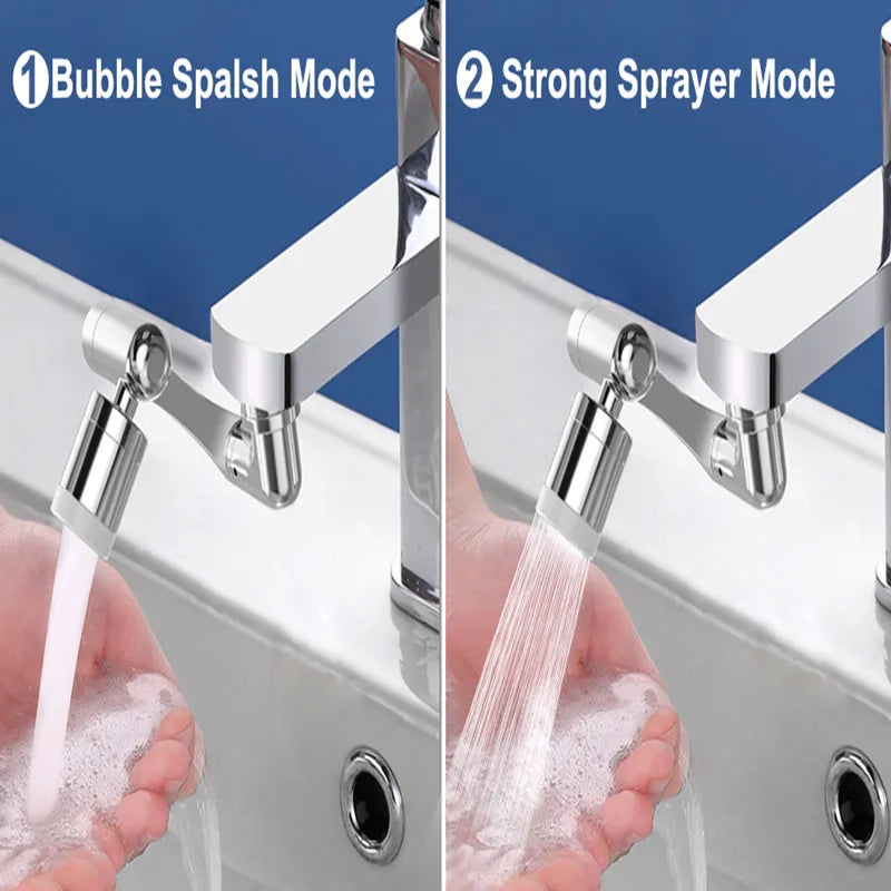 Rynx | 360 Twist: Metal Faucet Sprayer Head with Universal Rotation and Adaptor for Kitchen Tap Upgrade