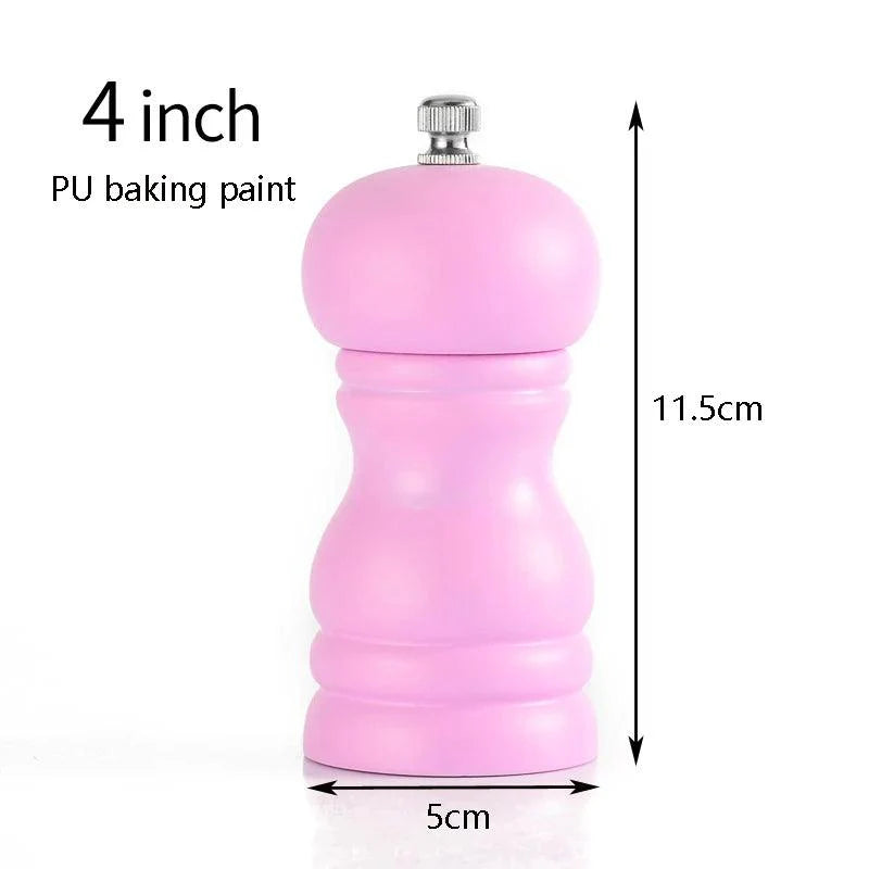 Rynx | Elegant adjustable salt and pepper mill set made of solid wood for outdoor dining