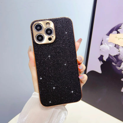 RYNX | Premium Leder Magsafe Apple Iphone Case With Galvanized Frame | Golden Frame Case, Camera Protection - Protective Case For Iphone 15, 14 Pro Max Plus