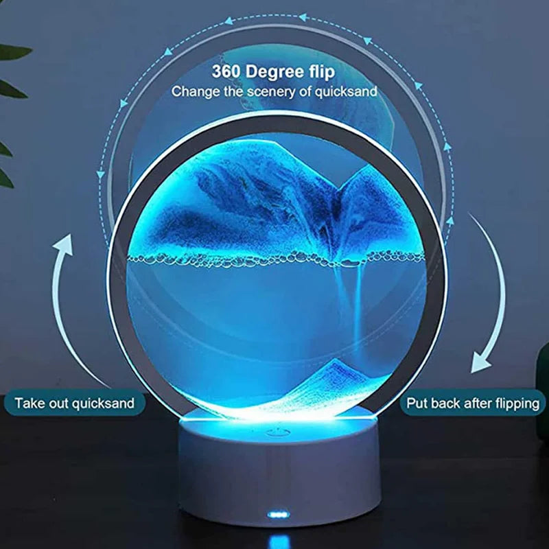 Rynx | Sandscape Lamp 3D Moving Sand Art