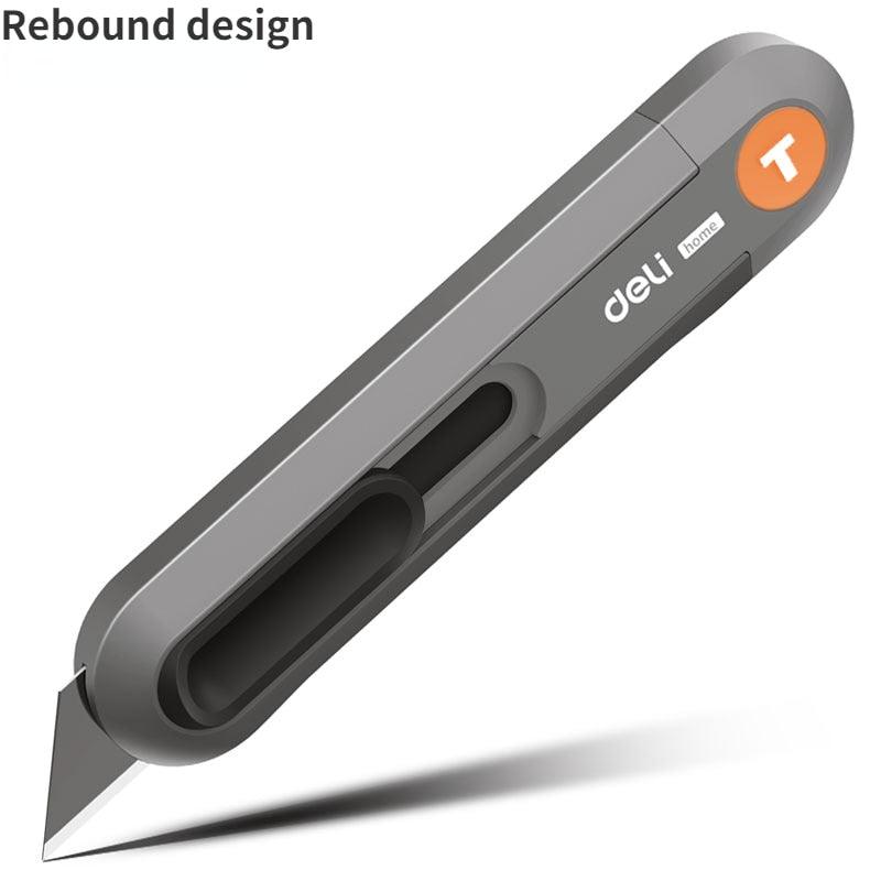 Rynx | Deli Black SK2 Steel Utility Knife: The ultimate solution for precise cutting