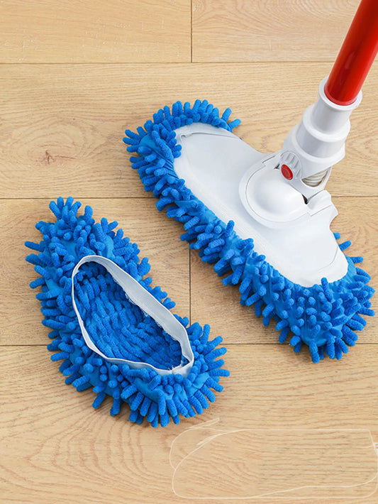 Rynx | 2PCS Chenille Dust Mop Slippers - Multi-Function Foot Socks Mop Caps for Effortless Floor Cleaning