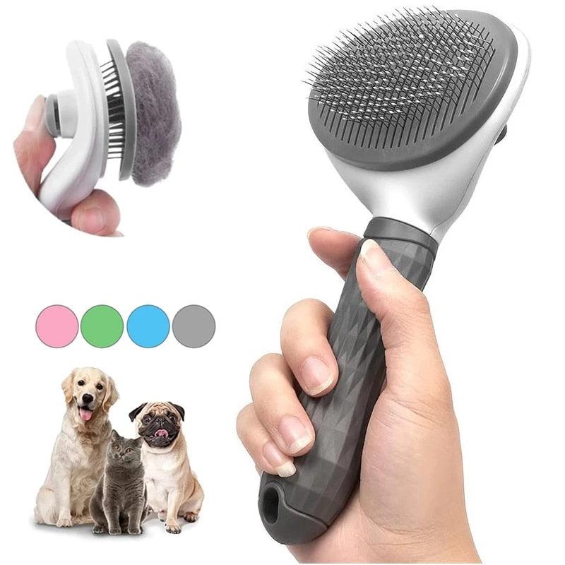 Rynx | Revolutionary Self-Cleaning Pet Grooming Brush for Dogs and Cats - Effortlessly Remove Tangles!