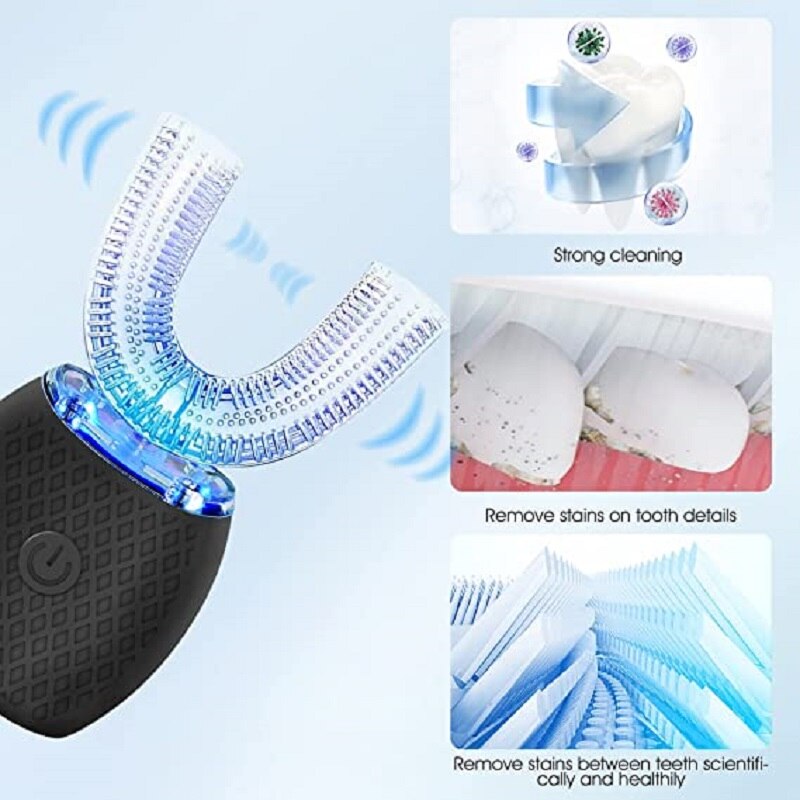 Rynx | Clean360 U-Shape Blue Light Tooth Cleaner