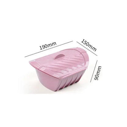 Rynx | Multi-Functional Steamer Pot with Lid - Versatile Cooker Box for Popcorn Making, Oven Roasting, and Steam Cooking - Essential Kitchen and Cooking Tool