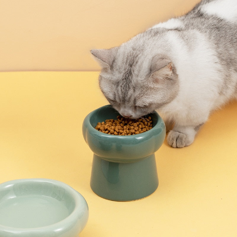 Rynx | Luna Ceramic Elevated Cat Bowls