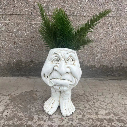 Rynx | FunnyFace Character Plant Pots | Funny Flower Pots with Personality | Indoor & Outdoor Decor