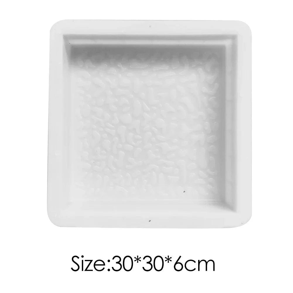 Rynx | DIY Plastic Tile Mold for Garden Paths - Heavy Cement Stepping Stone Maker