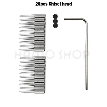 Rynx | Premium Replaceable Round Chisel Tool Set for Leatherworking