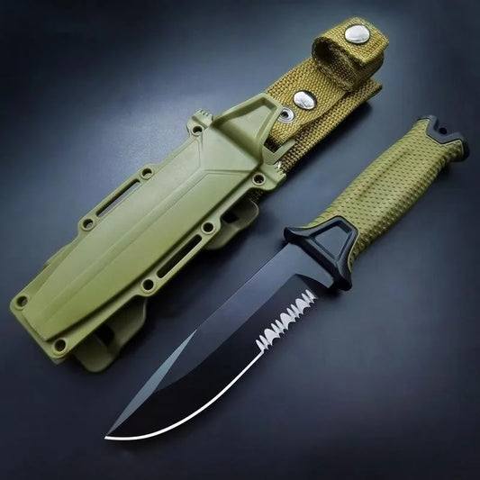 Rynx | Explorer II Outdoor Tactical Knife – Portable Multi-Functional EDC for Wilderness Adventure, Camping and Defensive Use