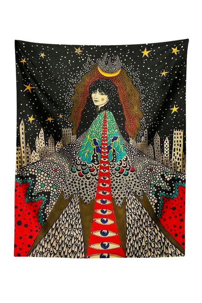 Rynx | To The Girl Psychedelic Tapestry