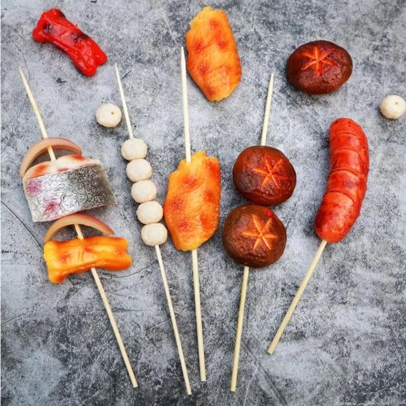 Rynx | Realistic Barbecue Simulation Skewers for Creative Cooking Displays and Fun Play