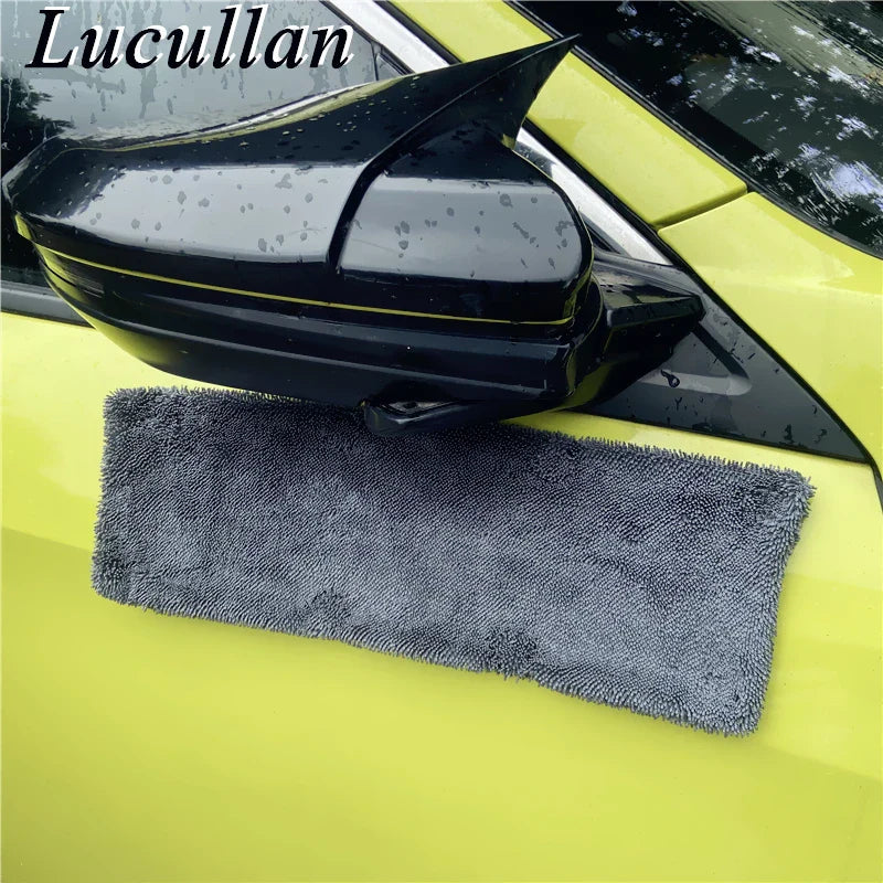 Rynx | Lucullan Magnet Premium Microfiber Towels: Twist Loop Towels for Drying Door Handles & Mirrors - Absorbent & Quick Drying