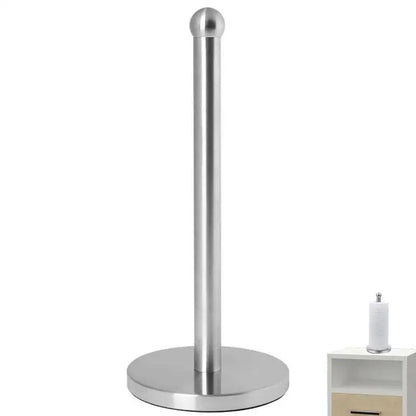 Rynx | Elegant kitchen roll holder made of stainless steel with dual mounting options