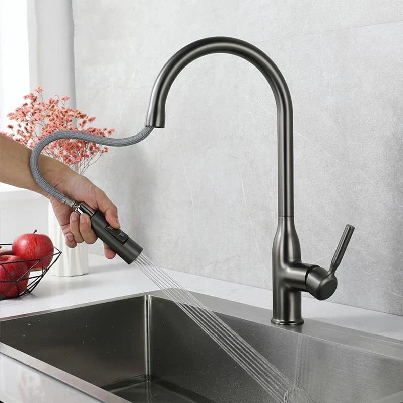 RYNX | Steelflow – Kitchen Mixer With Pull-Out Spray