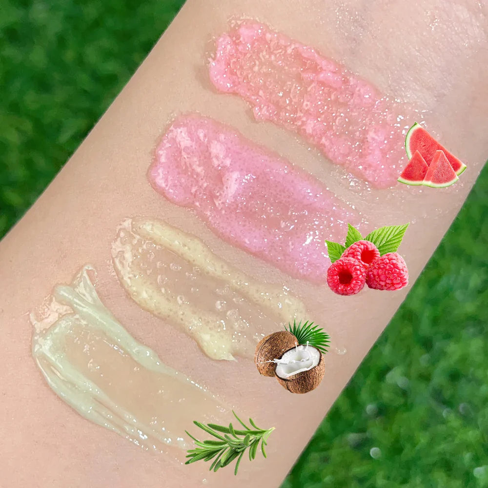 Rynx | Hydrating Fruit Flavor Lip Scrub Reduces fine lines of the lips Moisturizes Nourishing Exfoliating dead skin Lip balm Lip mask Makeup