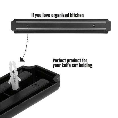 Rynx | Versatile Magnetic Wall-Mounted Knife Holder and Storage Rack for Kitchen and Warehouse Tools