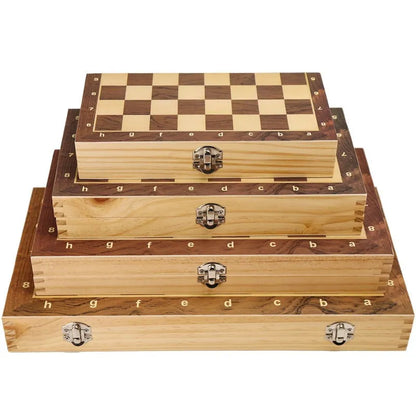 RYNX | Large Wooden Folding Magnetic Chess Set