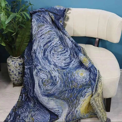 Rynx | Gogh-inspired Starry Night Art Blanket