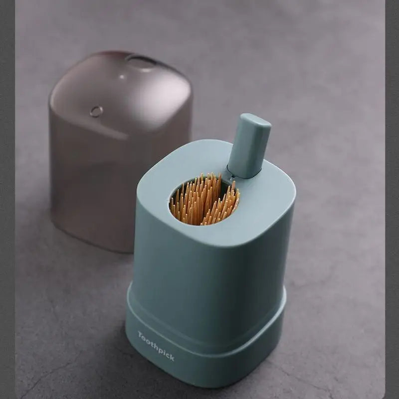 Rynx | Automatic Pop-Up Toothpick Dispenser - Portable Toothpick Holder Container for Kitchen, Restaurant, and Home Table Storage