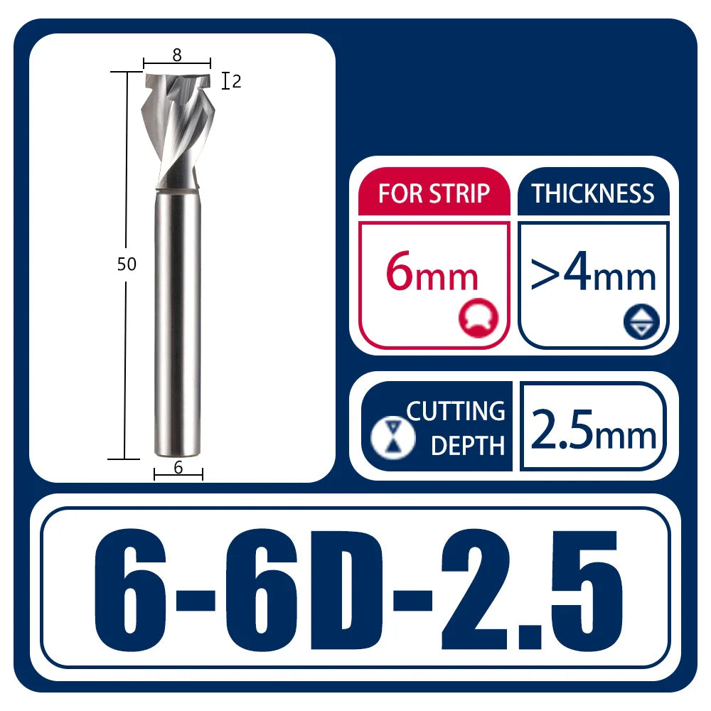 Rynx | 1pcs Neon Light Stripe Milling Cutter - Flexible Silicone LED Slotting Tool for Polystyrene Foam, Acrylic Engraving