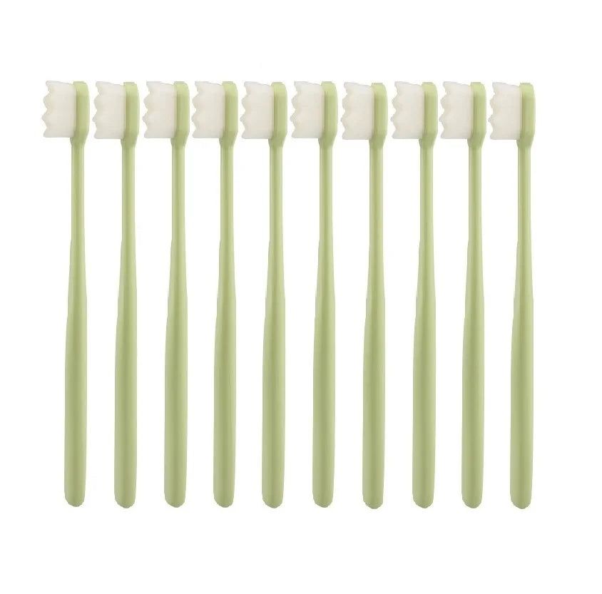 Rynx | Ultra-fine Soft Toothbrush: Million Nano Bristle Adult Brush for Deep Cleaning - Portable Travel Dental Care Oral Brush