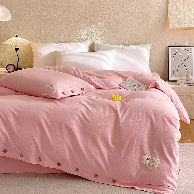 Rynx | 100% Cotton Duvet Cover Stripes Bedspread Skin-friendly Bedding Comforter Cover High-quality Duvet Cover duvet cover