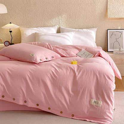 Rynx | 100% Cotton Duvet Cover Stripes Bedspread Skin-friendly Bedding Comforter Cover High-quality Duvet Cover duvet cover
