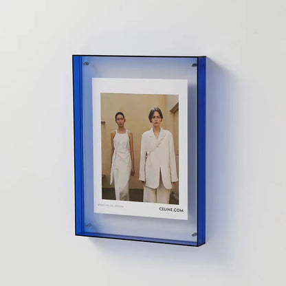 Rynx | FrameLuxe Double-Sided Acrylic Photo Frame | Transparent & Modern | Magnetic | Ideal for Home & Office