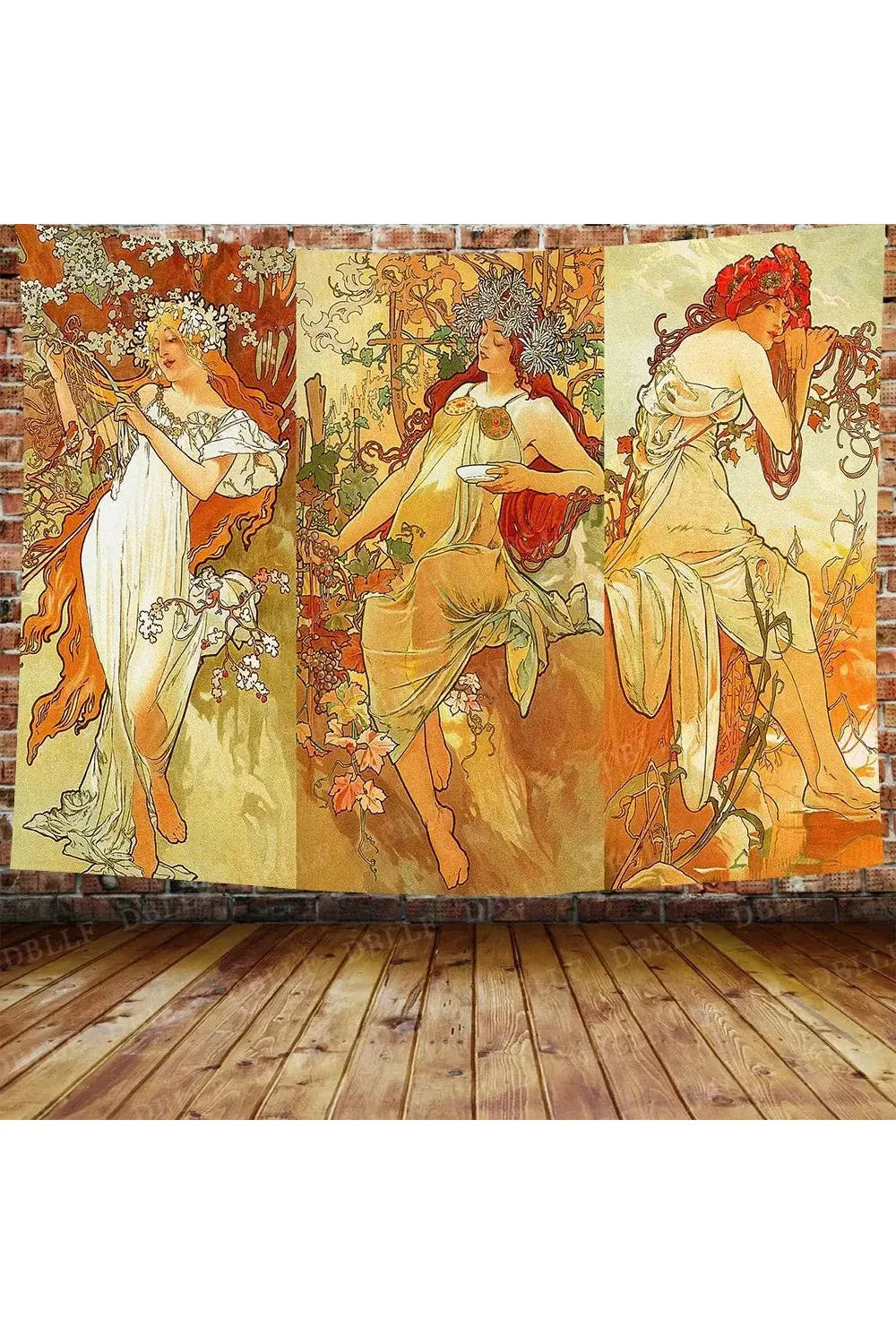 Rynx | Nouveau Flower Goddess Tapestry