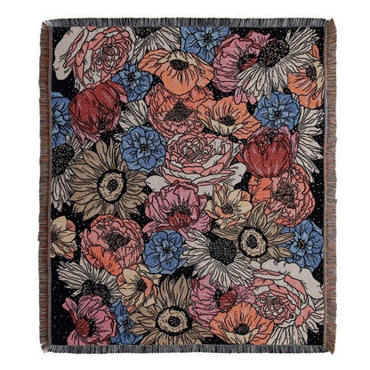 Rynx | Floral Garden Throw Blanket